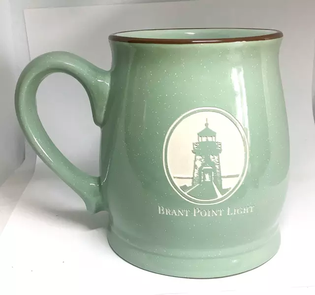 Brant Point Light, Nantucket, MA - Lovely Large Souvenir Ceramic Mug - 4.25"