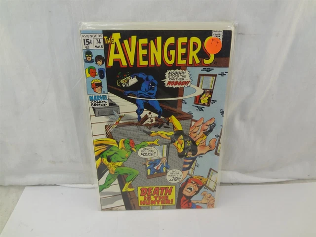 The Avengers Vol. 1 #74 March 1970 Marvel Comic Book Roy Thomas John Buscema