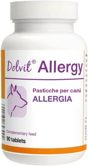 Dolvit Allergy – Integratore Naturale per Cani Contro Le Allergie E Dermatite –