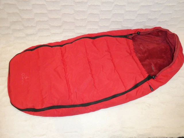 Quinny Footmuff/ Cosytoes Red fits Buzz Xtra Zapp Xtra/ Xtra2 Flex