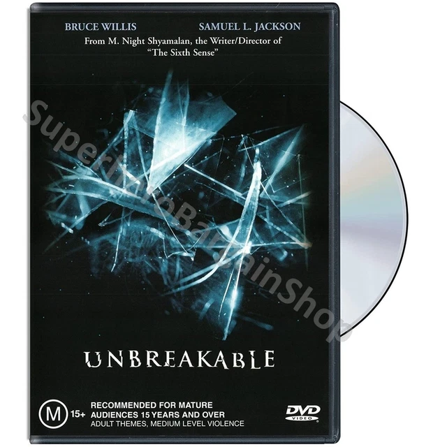 UNBREAKABLE (DVD, 1999) PAL Region (Bruce Willis, Samuel L