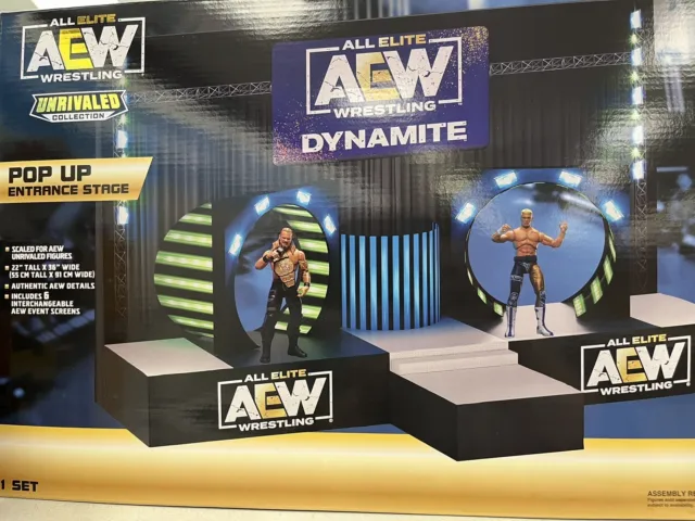 AEW Entrance Stage Pop Up All Elite Wrestling Action Figure Playset Accessory