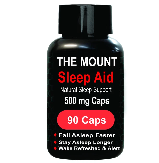 Soporte natural para dormir The Mount para conciliar el sueño insomnio calidad rápida 500 mg 90 cápsulas