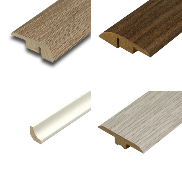 Laminate Wood Floor Threshold MDF Floor Trim Bar Edge Profile Door Strip Stairs