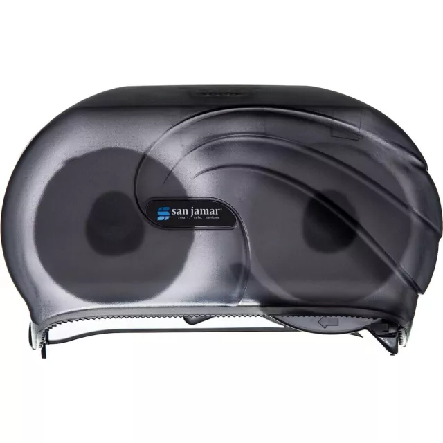 San Jamar R3690TBK Versatwin Oceans Black Pearl Tissue Dispenser