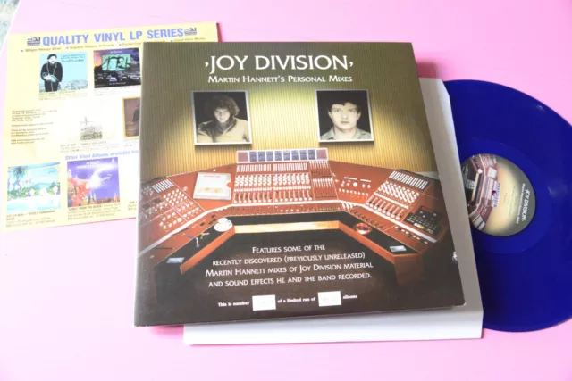 Joy Division Personal Mezclas 2LP Azul Numeradas And Limitada Edición Only 450