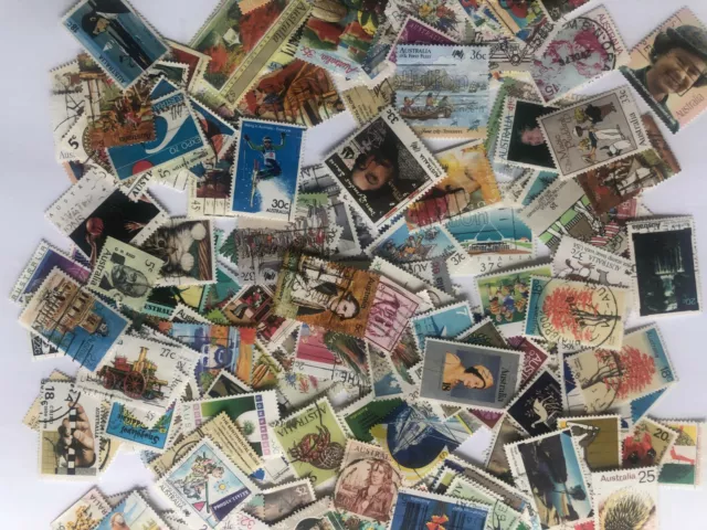 Australian Stamps - 50 Mixed USED Decimal Australian Stamps - All different