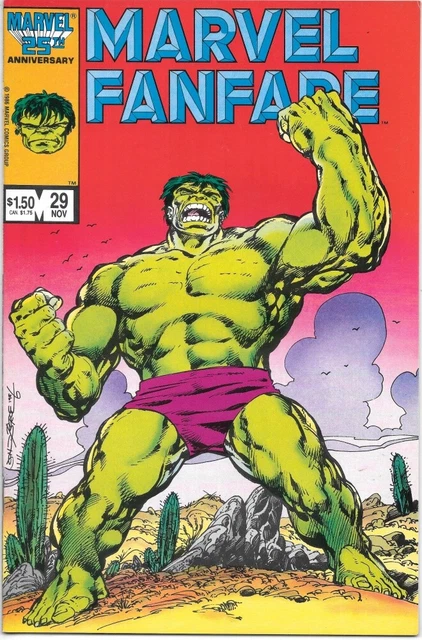 Marvel Fanfare Comic Book #29 Marvel 1986 Incredible Hulk VERY HIGH GRADE NEW