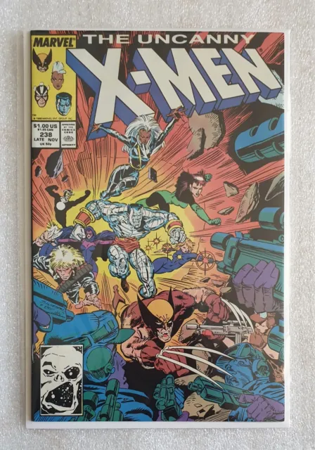 UNCANNY X-MEN Vol.1 #238 (1988) CHRIS CLAREMONT MARC SILVESTRI - MARVEL COMICS