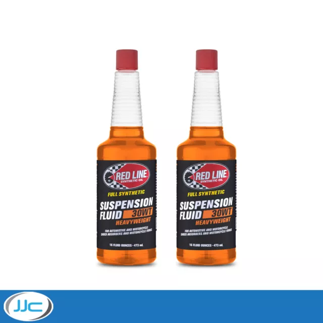 2 x 473ml - Red Line Motorbike Fully Synthetic 30T Heavyweight Suspension Fluid