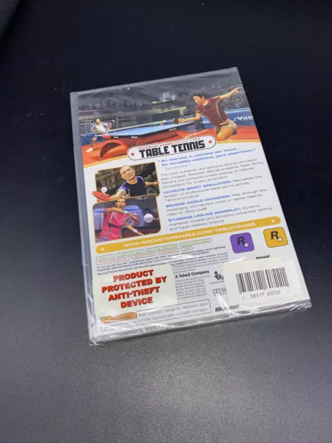 Rockstar Games Presents Table Tennis Family Hits Microsoft Xbox 360 Sealed 2