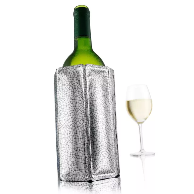 Vacu Vin Rapid Ice Wine Cooler Sleeve (Silver)