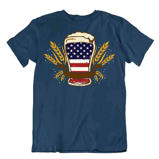 T-SHIRT UOMO Bere Parodia Berretto da birra TEE Comic divertente Broma Maglietta