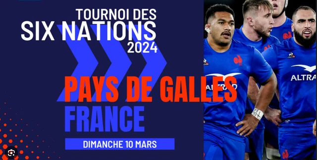 Maillot De Rugby France – Tournoi Des 6 Nations, France/Pays De Galles