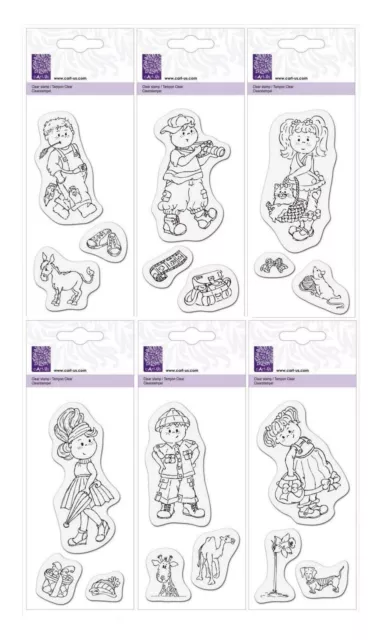 Stempel Kindermotive, Clear Stamps, Silikon Stempel - Berufe Teens, Cart-us