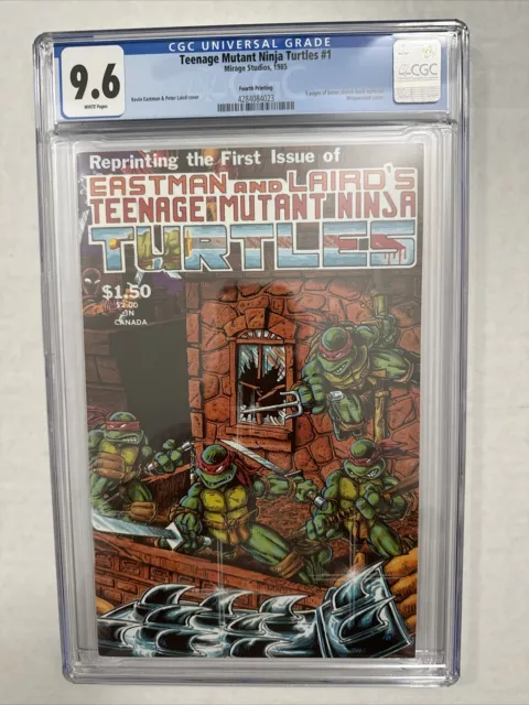 Mirage Studios (1985) Teenage Mutant Ninja Turtles #1 4th Printing CGC 9.6