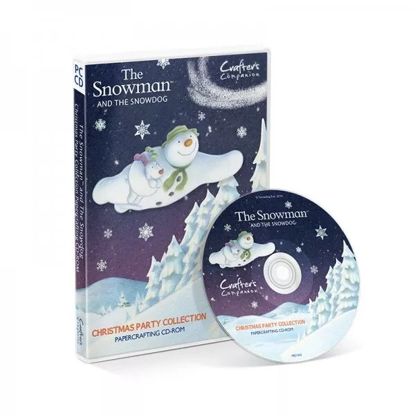 "Crafter's Companion: Papercrafting Cd~Rom: The Snowman & The Snowdog ""Fiesta"