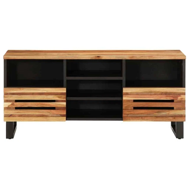 TV 100X34X46 cm Solid Wood Acacia £202.80 PicClick UK