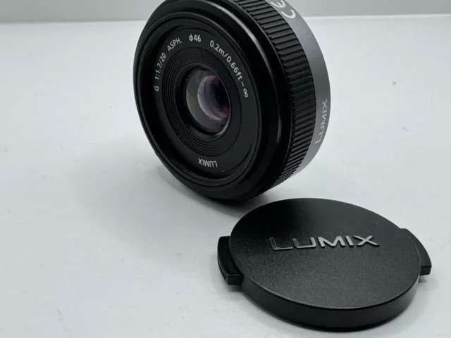 Panasonic Lumix G 20mm F/1.7 Aspherical G Series H-H020  Mint