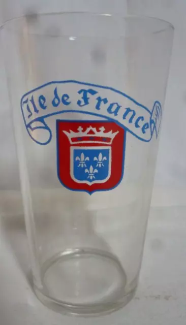 Collector , Verre A Eau " Ile De France " , Od 1140