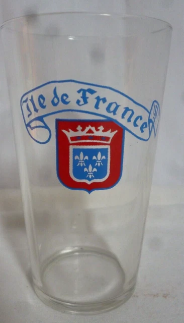 Collector , Verre A Eau " Ile De France " , Od 1140