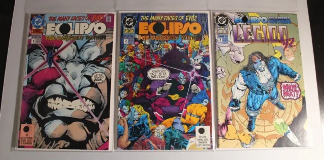 Eclipso: The Darkness Within #1-3 NM- DC Comics 1992