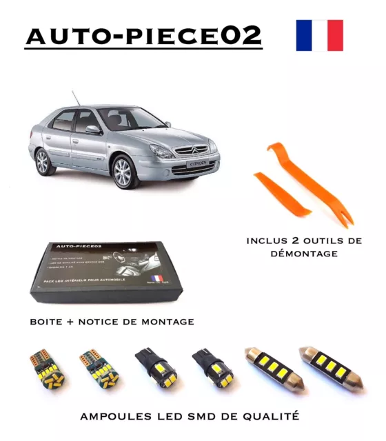 Pack FULL LED intérieur pour Citroën Xsara