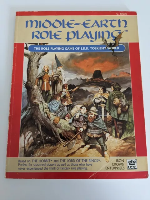 Middle-Earth Role Playing box set # 8100 - MERP ICE Rolemaster 2