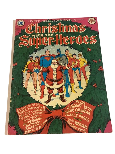 Limited Collectors Edition Christmas with the Super-Heroes DC Comic Book