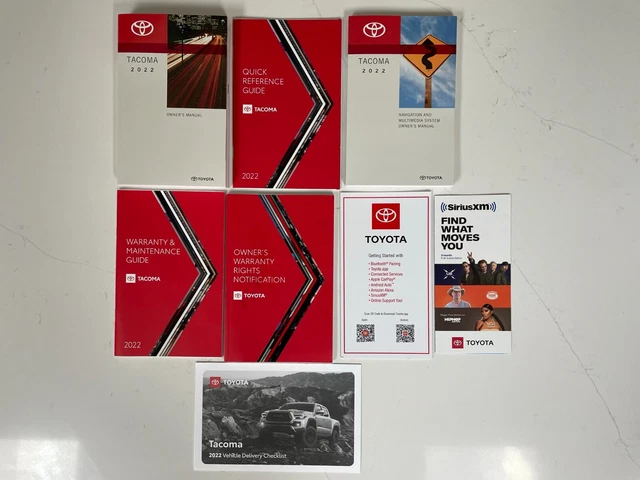 2017 TOYOTA Tacoma Owners Manual £32.28 - PicClick UK