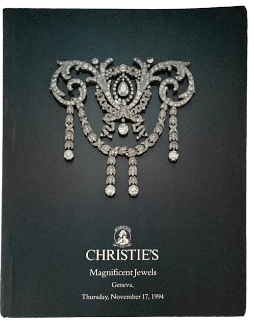 1994 Christie's Magnificent Jewels Geneva Auction Catalog Fouquet 1177