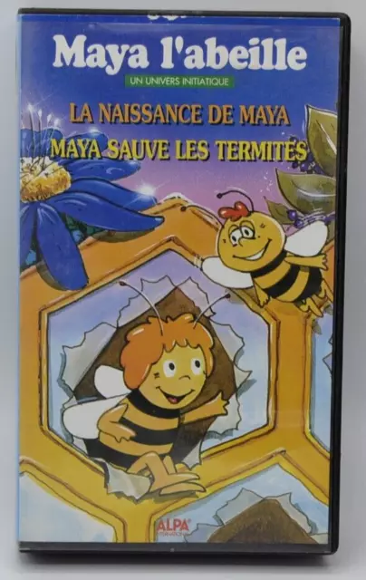 cassette vidéo vhs K7 - maya l'abeille