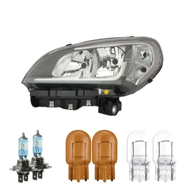 FAROS HALÓGENOS SET Para Opel Meriva A Año Fab. 05 / 03- H7/H1 Con