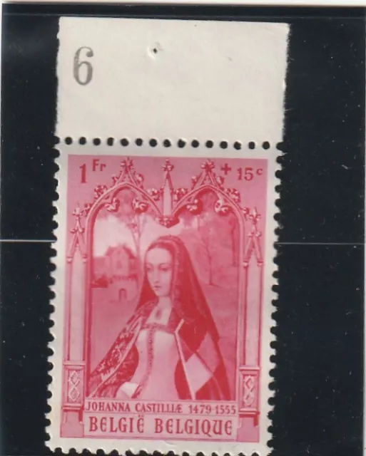 L5365 BELGIQUE  TIMBRE N° Y&T 577 de 1941-42 " Jeanne de Castille " NEUF**