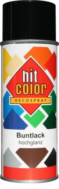 Spray Pintura Negro Mate Ral 9005 Multi Soporte 400ml Hitcolor Belton