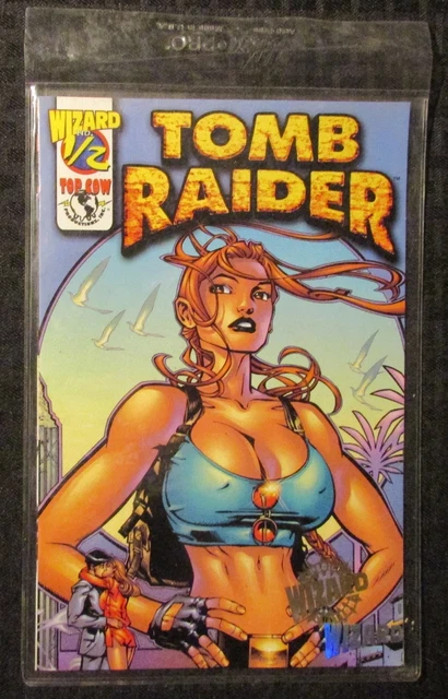2000 TOMB RAIDER 1/2 VF/NM 9.0 Top Cow / Wizard w/ COA