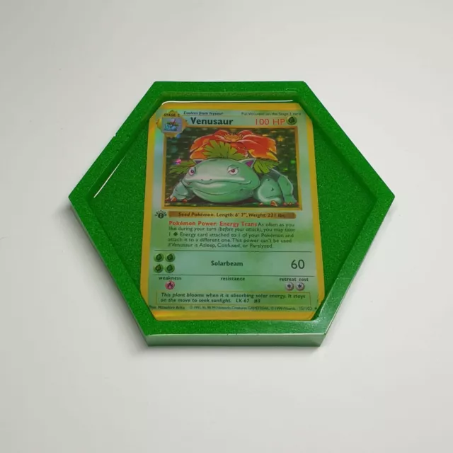 Venusaur Custom Coasters, Pokemon Card, Resin Coaster