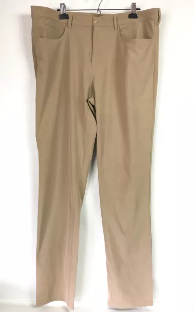 Callaway Mens 38 x 36 Golf Pants Khaki Tan 5 Pocket Performance Stretch Active