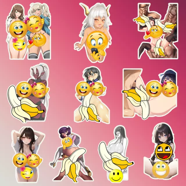 10 pcs  Sexy girls sticker, naked girls, mature content, hot sticker,size 3 inch