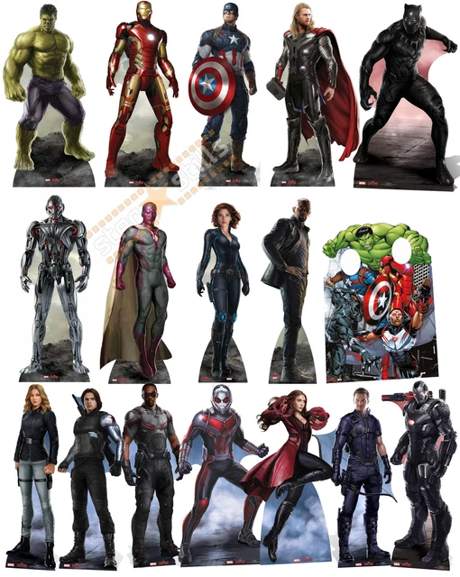 Vision Marvel Avengers Lifesize Cardboard Cutout Stan vrogue.co