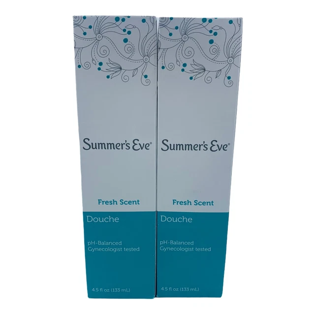 2x Ducha de Noche de Verano Olor Fresco pH-Equilibrado Ginecólogo Probado 4.5 Fl oz