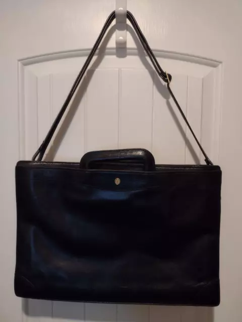 Vtg Goldpfeil Sport  "Near Perfect" Leather Briefcase, Handles And Strap !