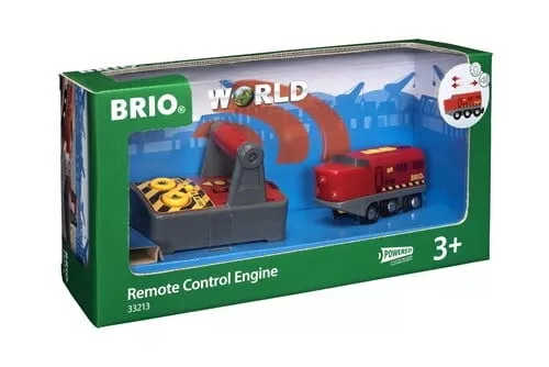 Brio World Eisenbahn Lok IR Frachtlok mit Fernsteuerung 2 Teile 33213
