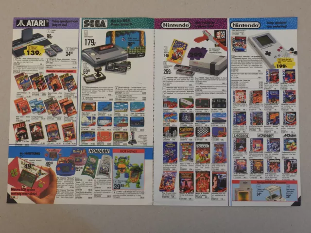 1992 Video Games Computers Laptops Printers 11 Pages Catalog Print Ads