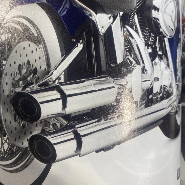 Screamin eagle slash out mufflers 80500-07 flstn deluxe harley davidson