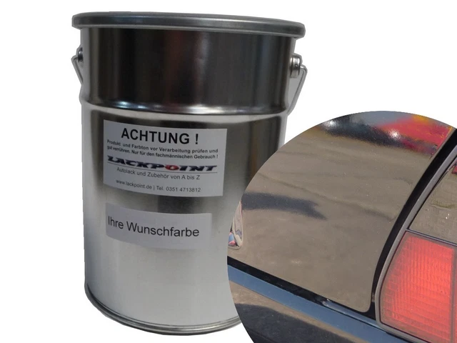 1 Liter Basislack Spritzfertig geeignet für VW LA5C Surfblau Autolack
