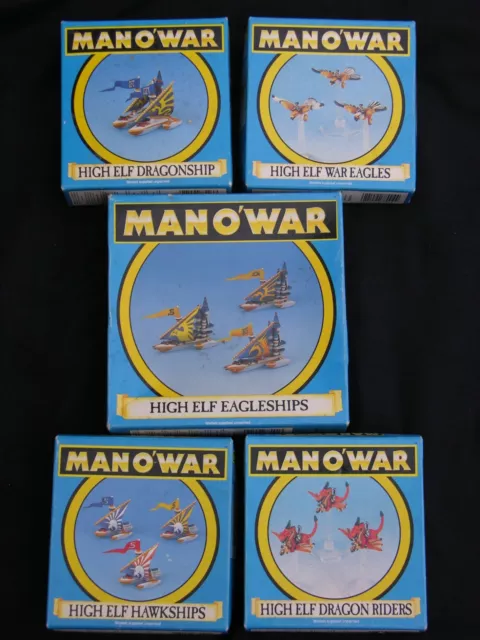 Games Workshop Man O War, High Elf Fleet Multi-Listing