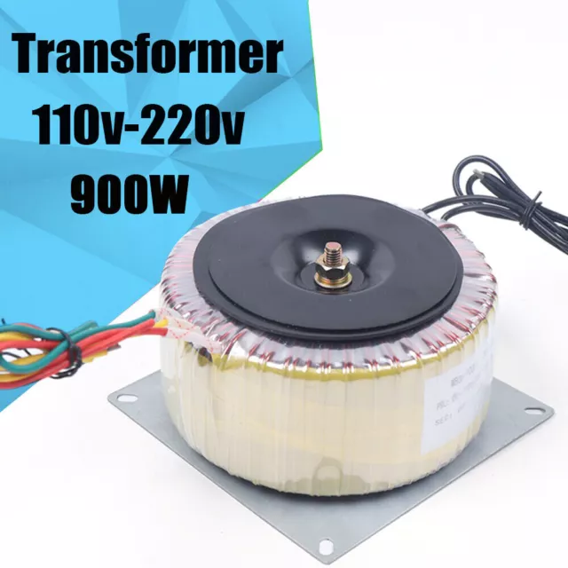 900W 15A Toroidal Power Transformer 45Hz-60Hz Output 60V Input AC110V-AC220V
