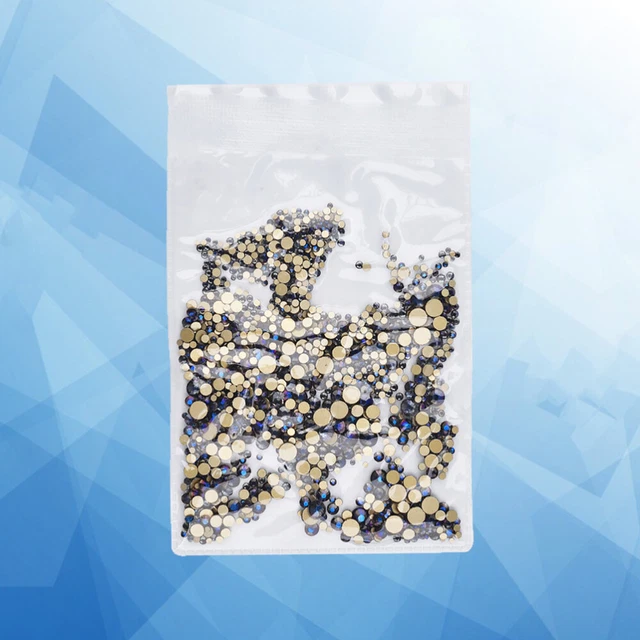 2x Nail art Bling Strass Flatback Glas Charme Diamanten für Nägel Diamant 5
