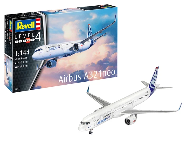 REVELL AIRBUS A321NEO Factory Colours 1:144 Plane Model Kit EUR 38,99 ...